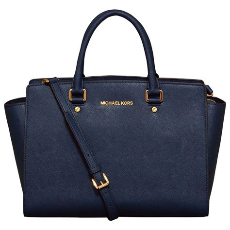 navy blue michael kors purse